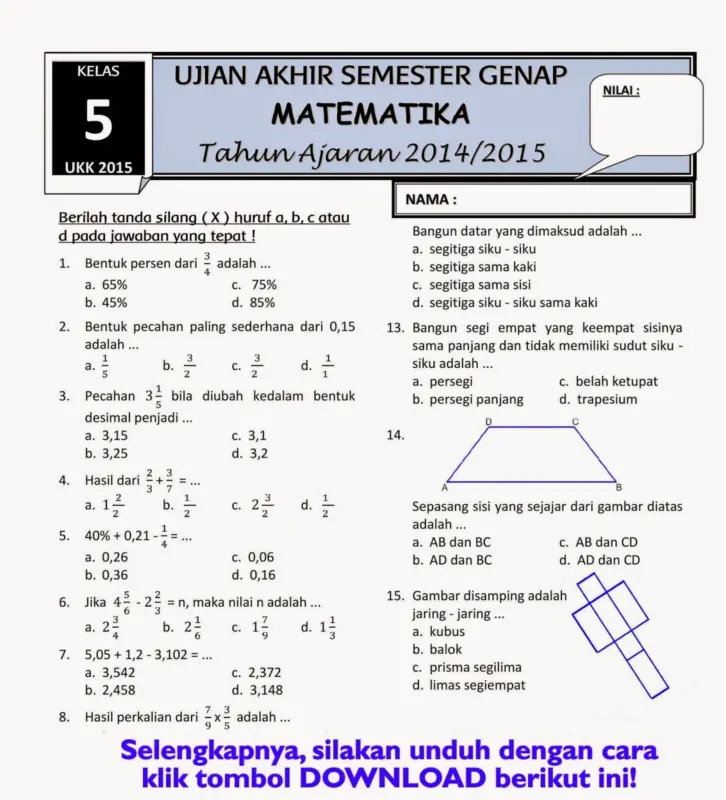 instruktur matematika kelas persiapan ujian 3bb194