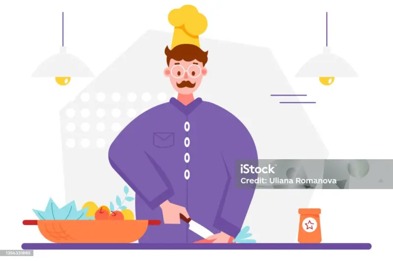 koki persiapan makanan dan penataan menu 3a9304