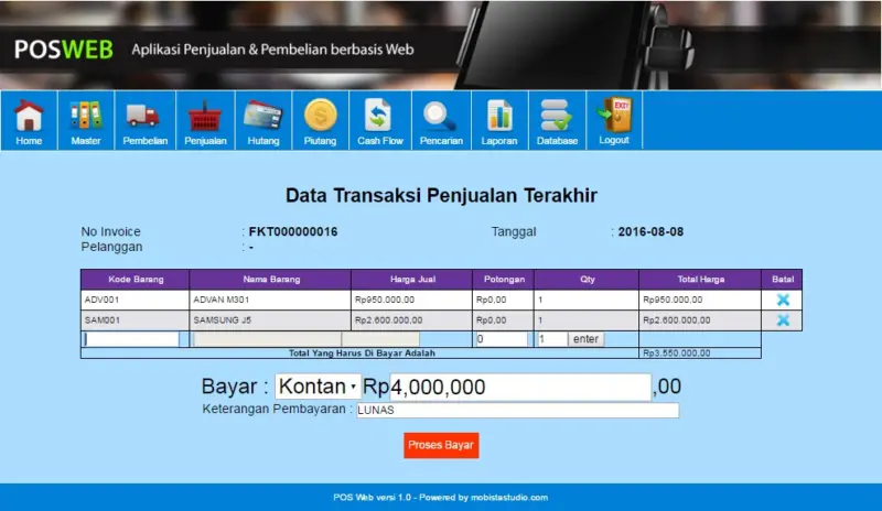 petugas layanan kasir dan penanganan transaksi penjualan 11e935