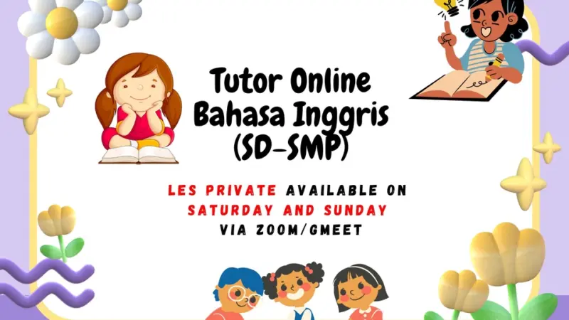 tutor bahasa inggris dan literasi untuk smp sma ciomas 384dc7