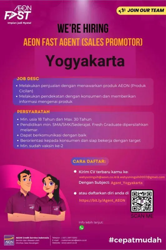 agen cepat aeon promotor penjualan samarinda 132876