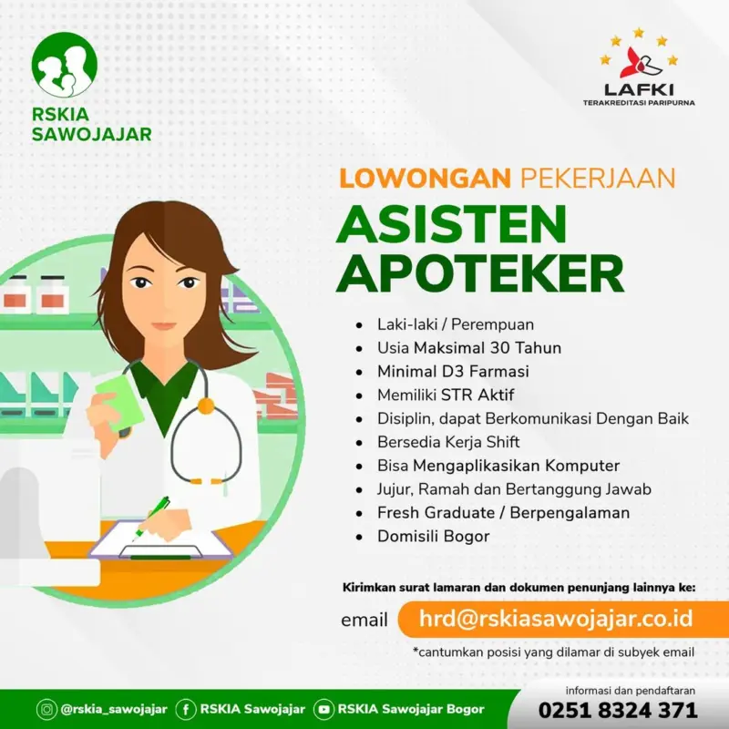 asisten apoteker penanggung jawab persiapan obat d817b8