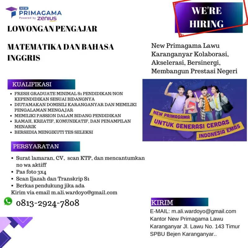 guru matematika dan bahasa inggris harapan indah bekasi fc00af