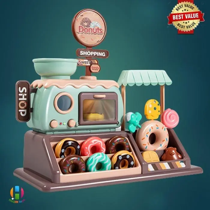 kasir dan pelayan haha donut coffee 88771e