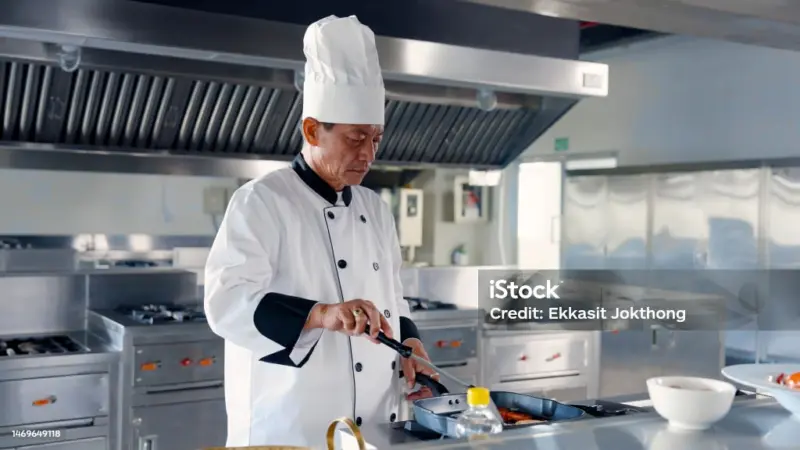 koki dapur restoran solo paragon f6040a
