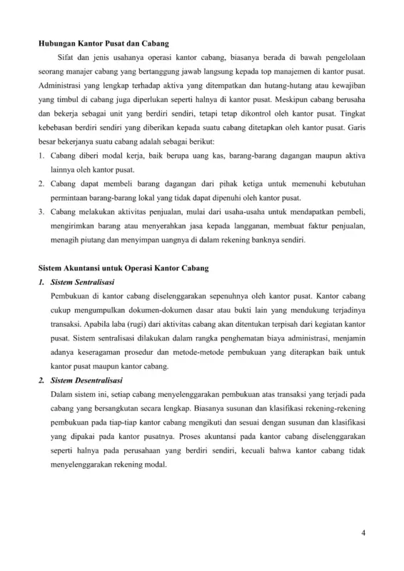 manajer cabang kantor pusat kandeman 434951