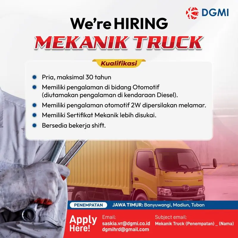 mekanik truk pemeliharaan kendaraan berat cd3f9a