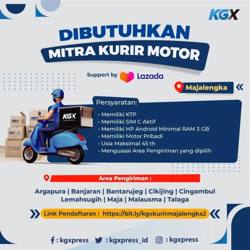 mitra kurir sepeda motor di lumajang 9b6295
