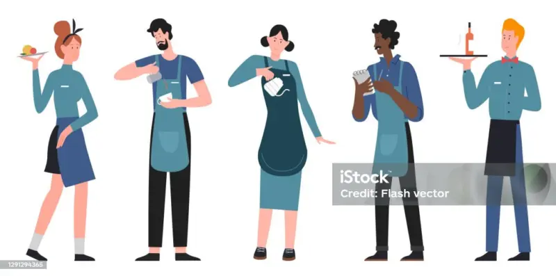 pelayan restoran staf layanan feae2e