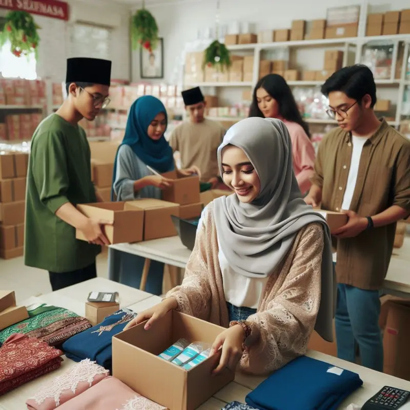 petugas pengemasan dan penyiapan barang di hub kapuk muara 3f6af2