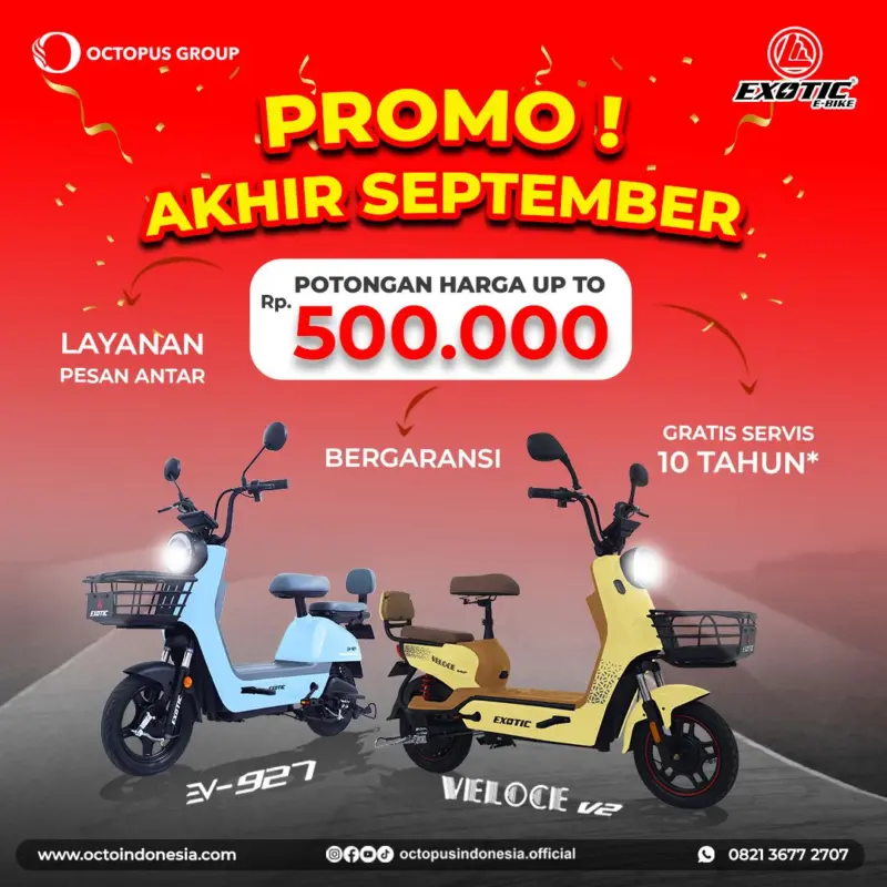 petugas promosi penjualan motor listrik b09e52