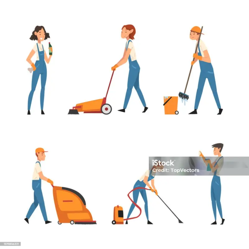 staf layanan kebersihan di perusahaan 3f3479