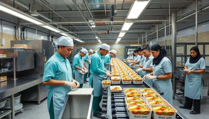 staf operasional dapur tim produksi makanan 6c960f