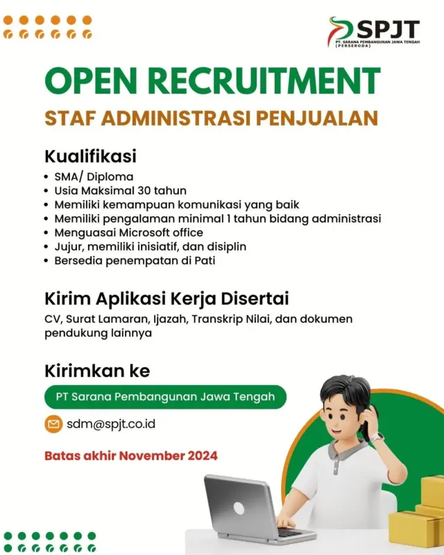 staf penjualan purwokerto jawa tengah dc2d5f