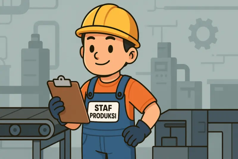 staf produksi koordinator operasional produksi d2e412