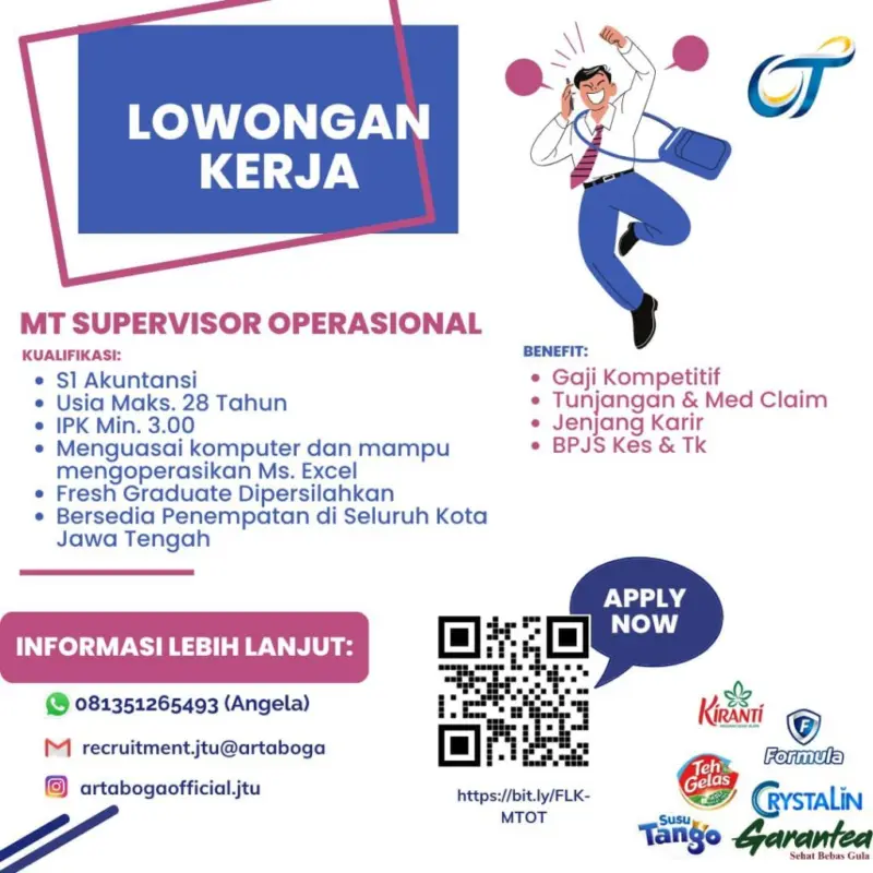 supervisor operasional cabang lamongan e31410