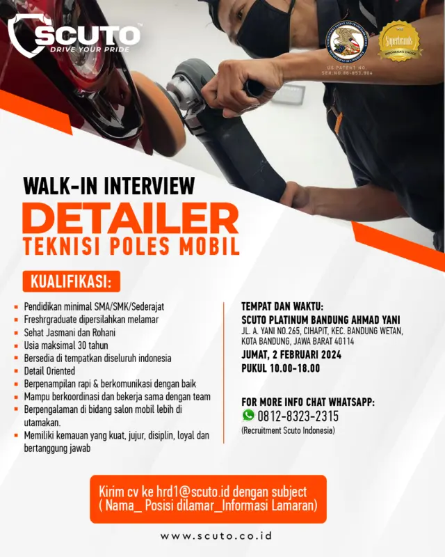 teknisi poles dan detailer kendari 413685
