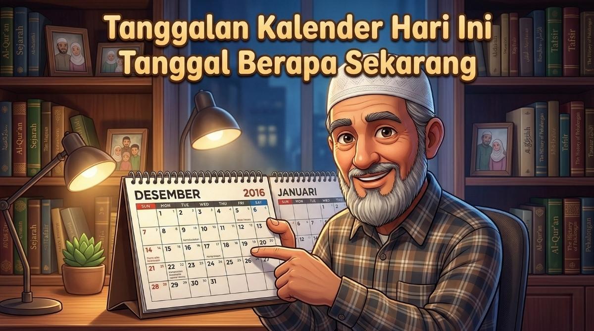 Tanggalan Kalender Hari Ini Tanggal Berapa Sekarang